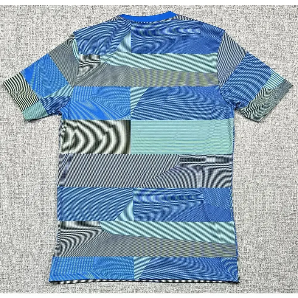 Real Madrid Jersey Mens M Blue Pre-Match Soccer Adidas AEROREADY JP4155 25/26